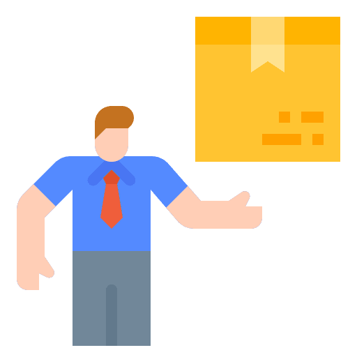 Entrepreneur economy product production icon