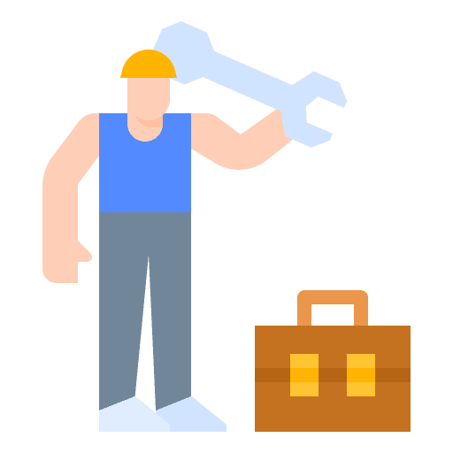 Labor toolbox construction fix icon