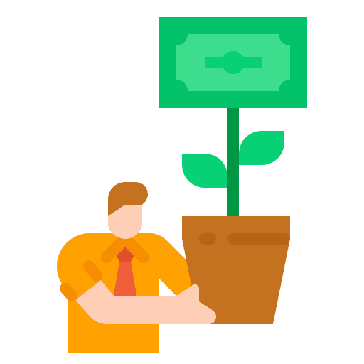 Profit economy investing business icon