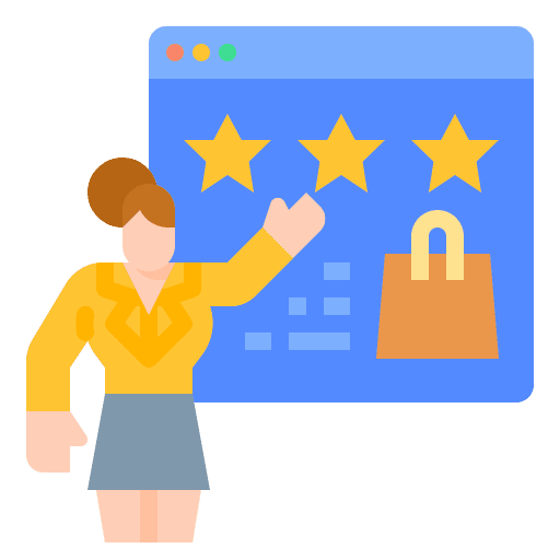 Review economic consumer rating icon
