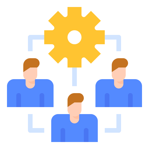 Human resources people human resources networking icon