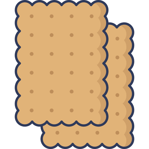 Biscuit biscuit baker salty cracker icon