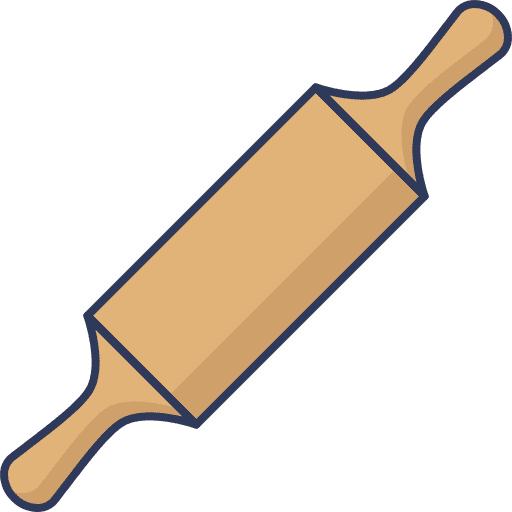 Rolling pin rolling pin roller kitchen icon
