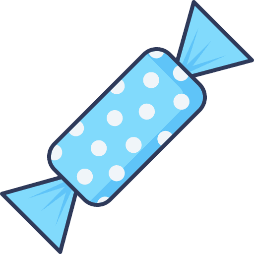 Toffee food candy sugar icon