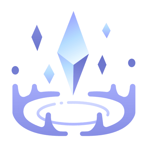 Ice fantasy magic gaming icon
