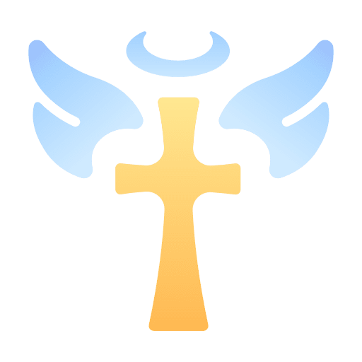 Holy religious god angels icon