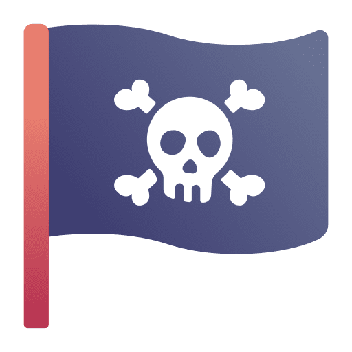 Flag flag death skull icon