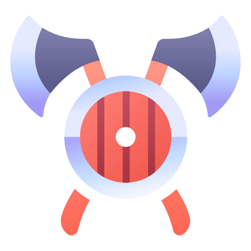 Barbarian warrior rpg viking icon