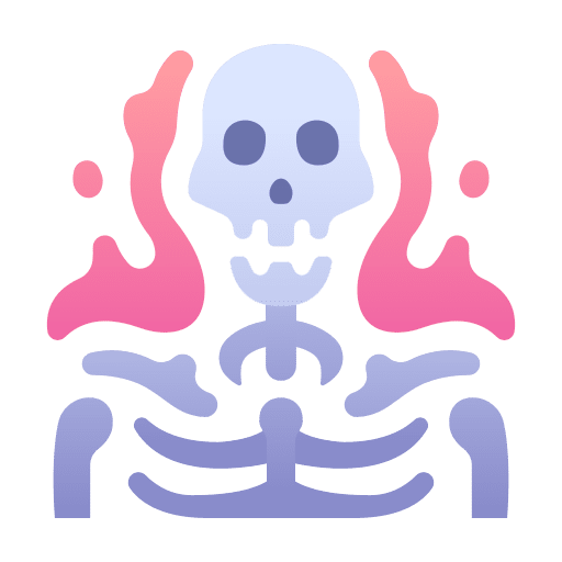 Skeleton skeleton skull undead icon