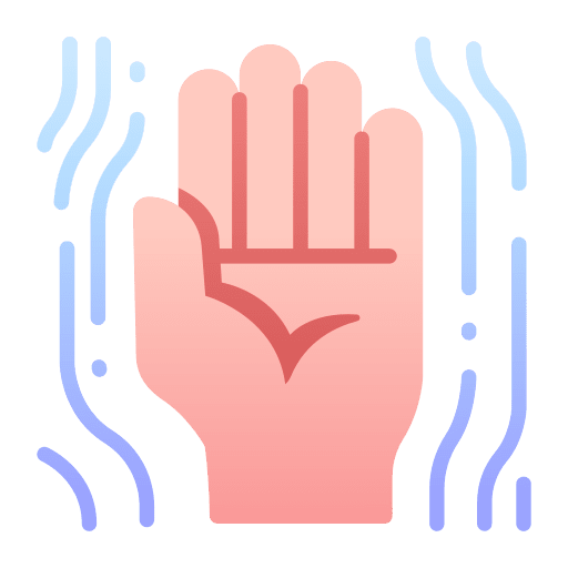 Hand gesture hand skill icon