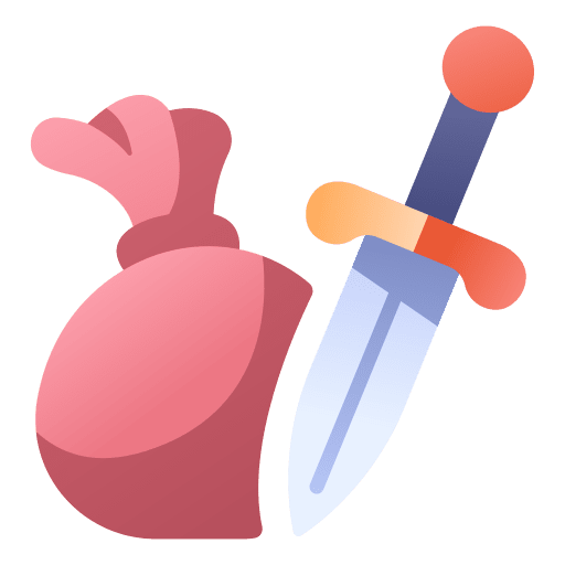 Bandit knife fantasy gaming icon