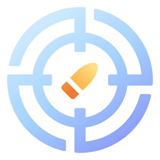Bullet gaming aim bullet icon