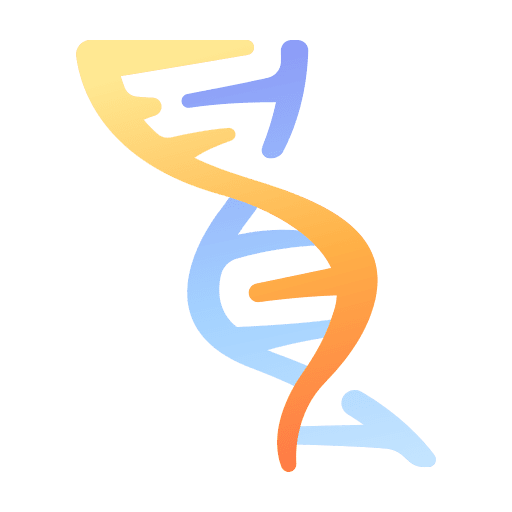 Dna dna genetic structure icon