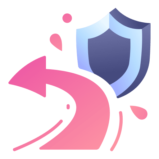 Shield defense attack gaming icon