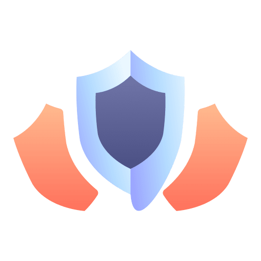 Shield gaming shield protection icon
