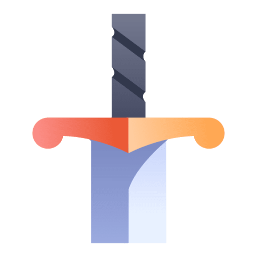 Sword rpg gaming sword icon