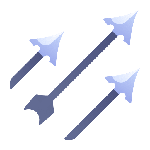 Arrows shower arrows gaming icon