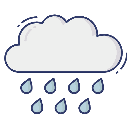 Cloud rain cloud rainy icon