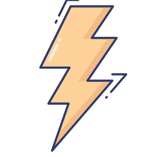 Flash lightning flash weather icon
