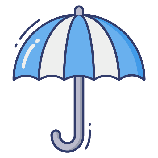 Umbrella umbrella weather protection icon