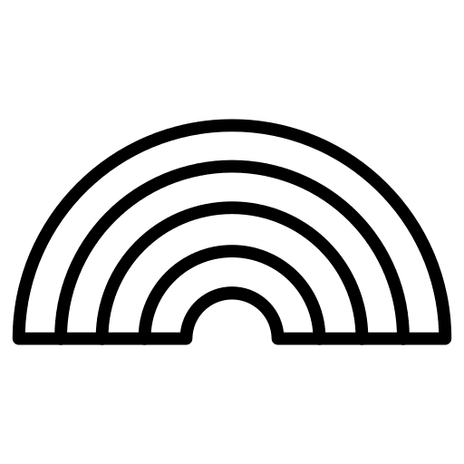 Rainbow rainbow nature weather icon