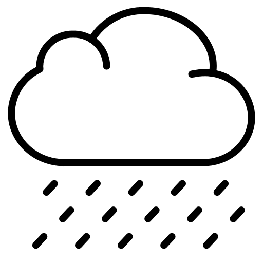 Cloud nature weather raining icon