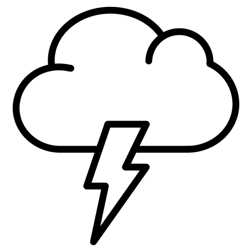 Lighting lighting cloud weather icon