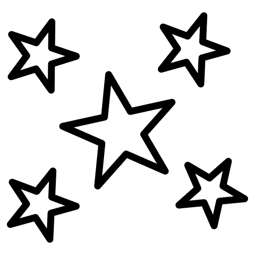 Stars weather nature starburst icon