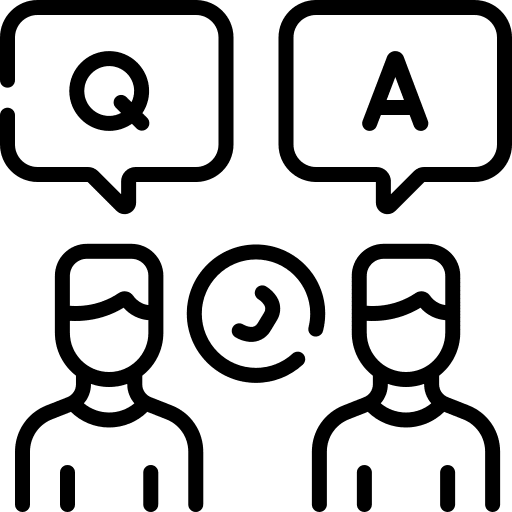 Faq doubts call answer icon