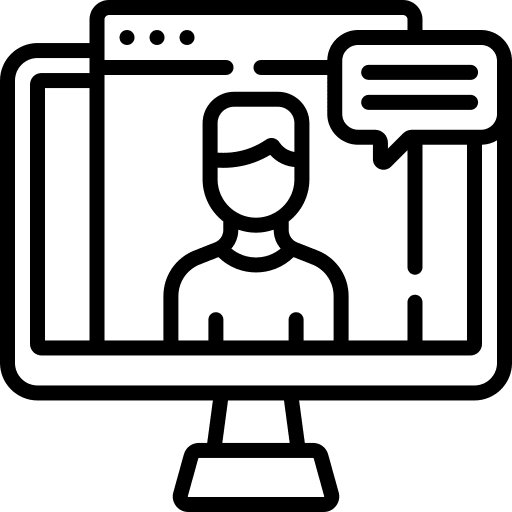 Online class learning education elearning icon