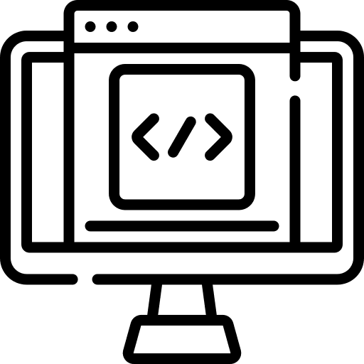 Coding programming digital learning computer icon