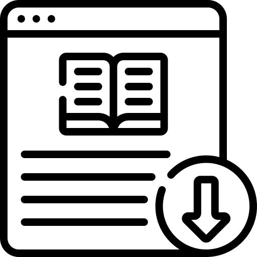 Download education digital downloading icon