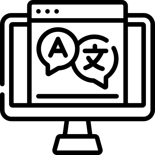 Language language elearning learn icon