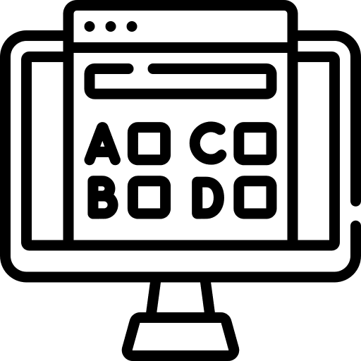 Online test online electronics education icon