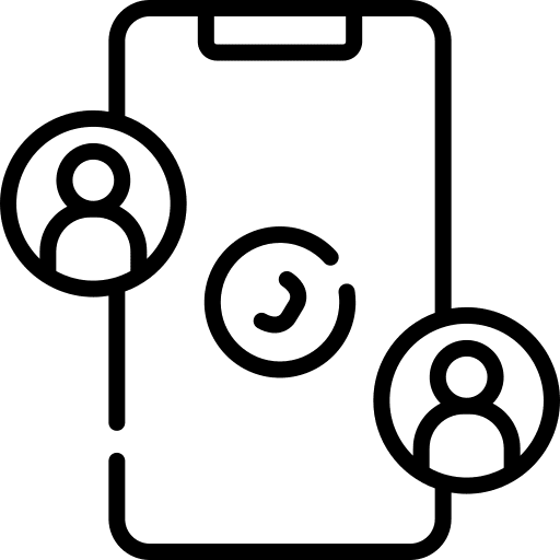 Phone call phone talk avatar icon