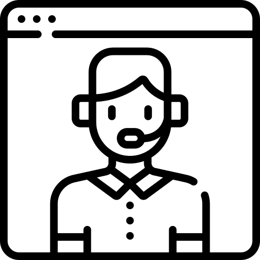 Teacher instructor elearning education icon