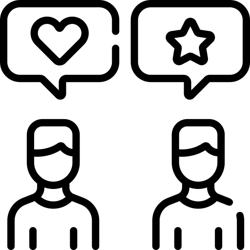 Feedback people love ui icon