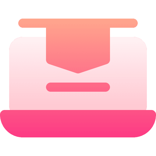 Elearning learning education online icon