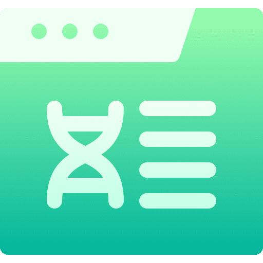 Dna browser education technology icon