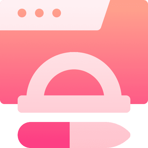 Elearning computer browser online learning icon