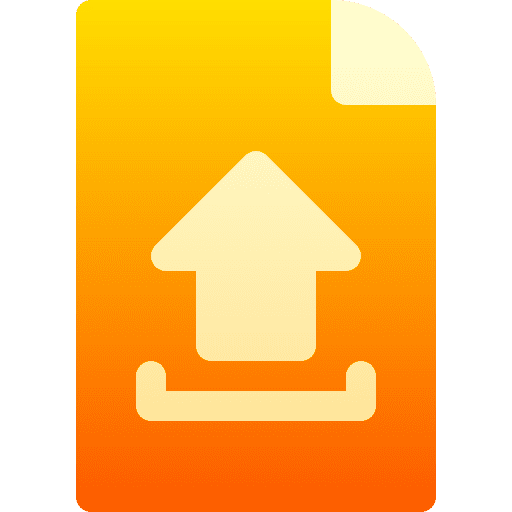 File upload files and folders file document icon