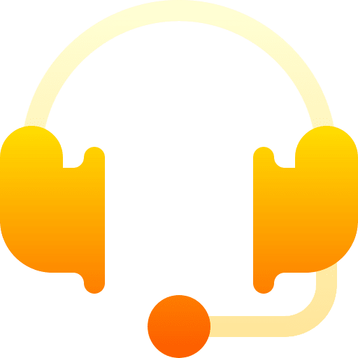 Headset headset support microphone icon