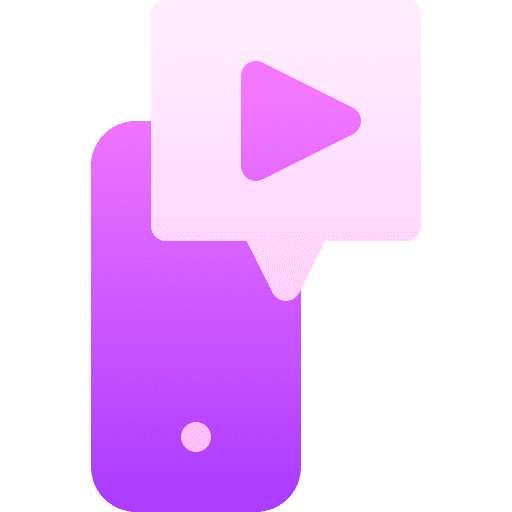 Smartphone phone conversation notification icon