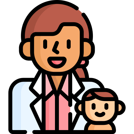 Pediatrician pediatrician woman doctor icon