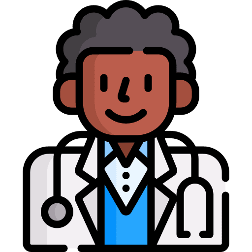Doctor male person occupation icon