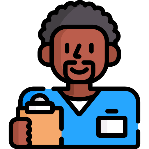 Nurse professions and jobs occupation doctor icon