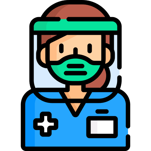 Nurse user avatar safety suit icon