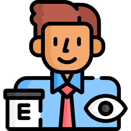Ophthalmologist professions and jobs ophthalmologist man icon