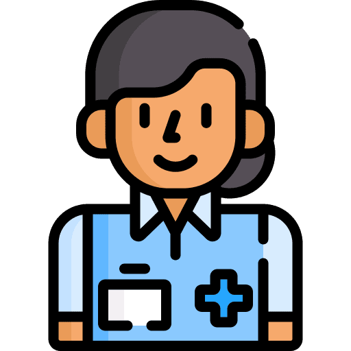 Physiotherapist physiotherapist doctor occupation icon