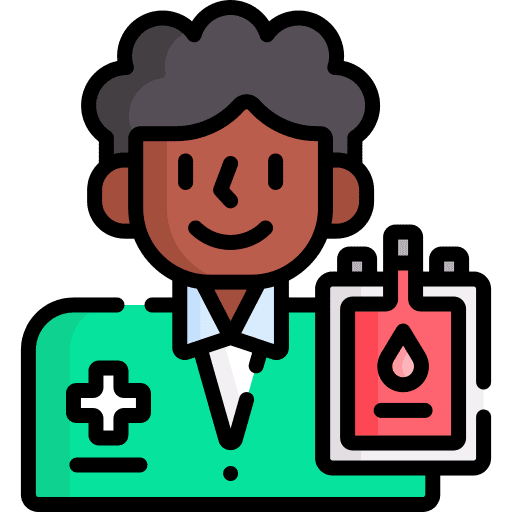 Blood transfusion profession blood donation hijab icon